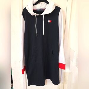 Tommy Hilfiger Color‎ Blocked Hooded Dress Size Medium